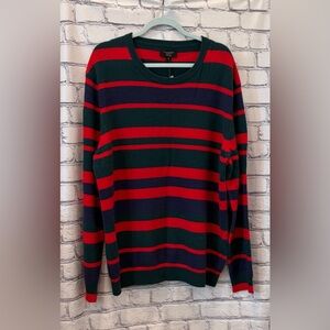 Cashmere Club Room Size: XXL Striped Multicolor Men's  Luxury Sweater